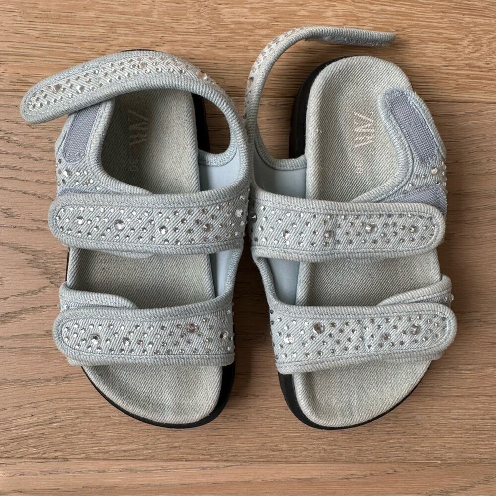 Zara Stylish Gray Kids Sandals 30